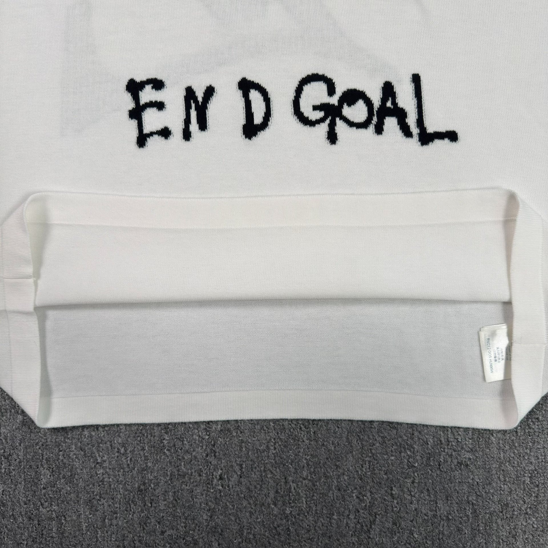 Louis Vuitton White Logo Short-Sleeve Top — label