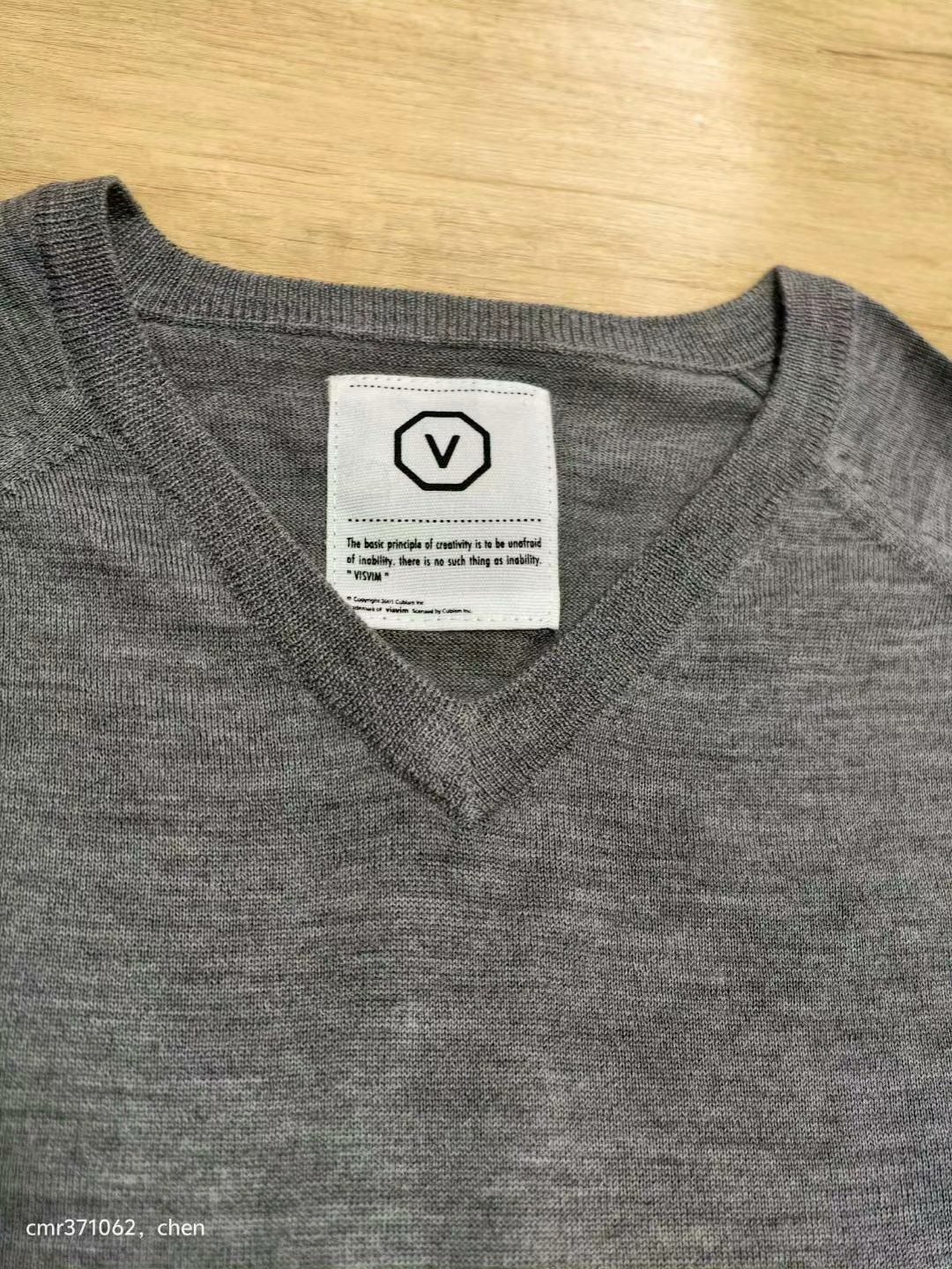 visvim diamante v-neck — front