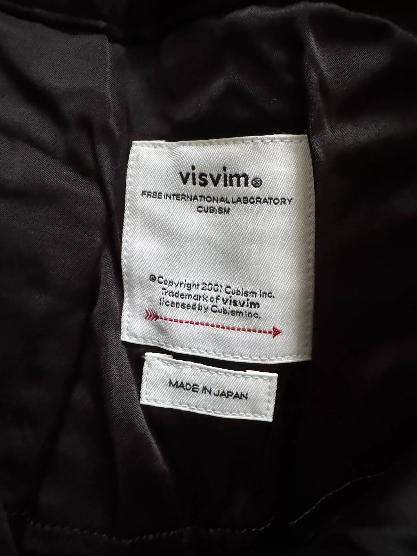 VISVIM 25AW WIDE SLACKS PINSTRIPE — front