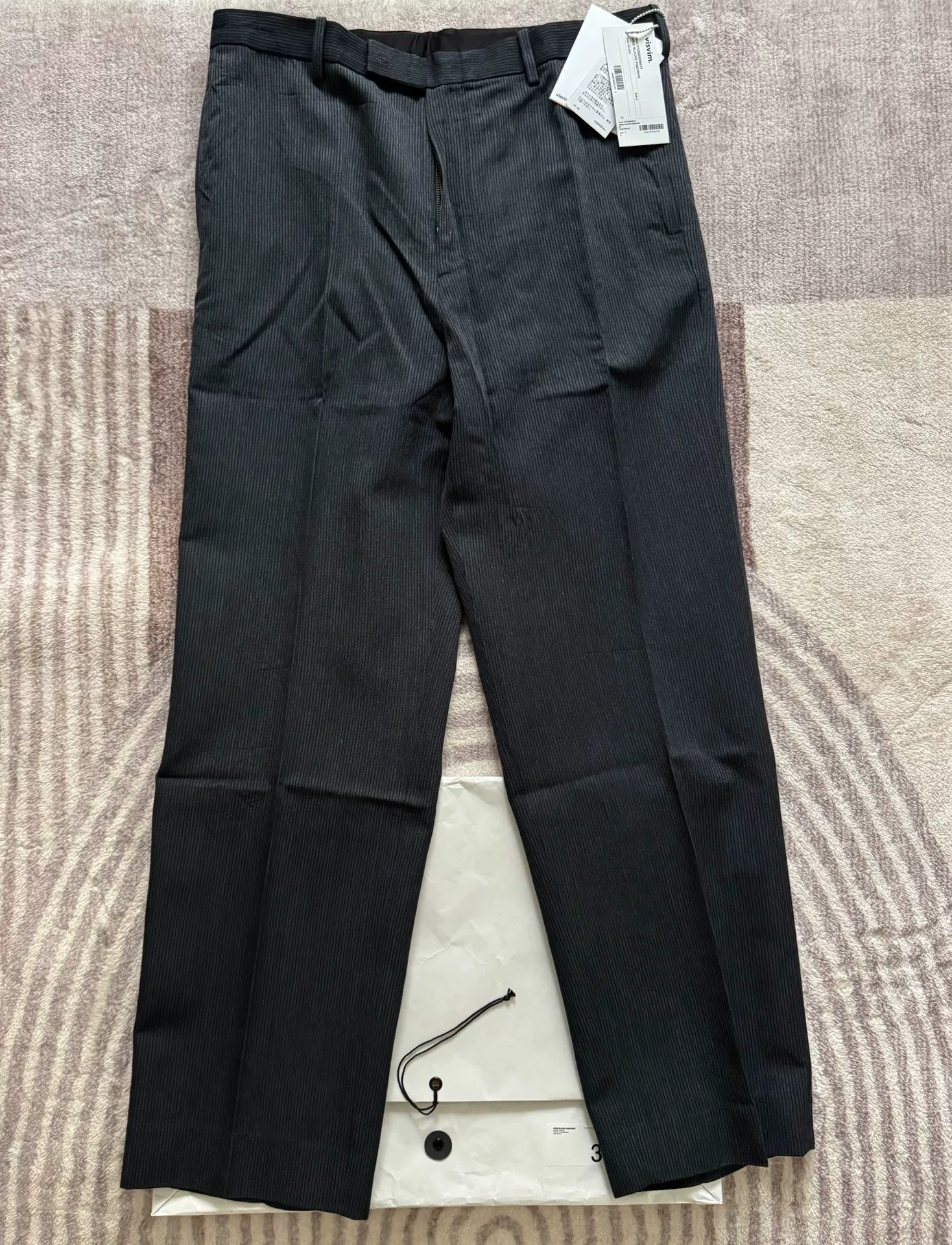 VISVIM 25AW WIDE SLACKS PINSTRIPE