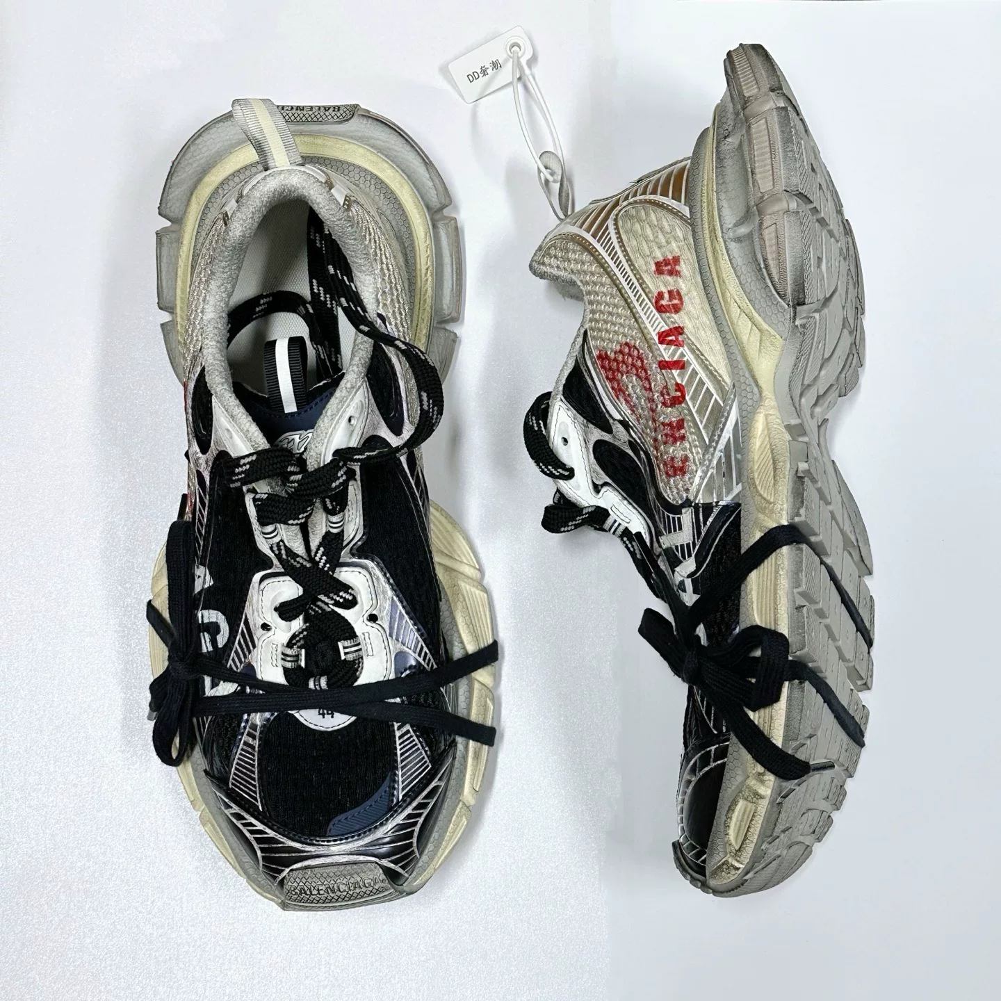 Balenciaga 3XL Split Low-Top Dad Shoes — front