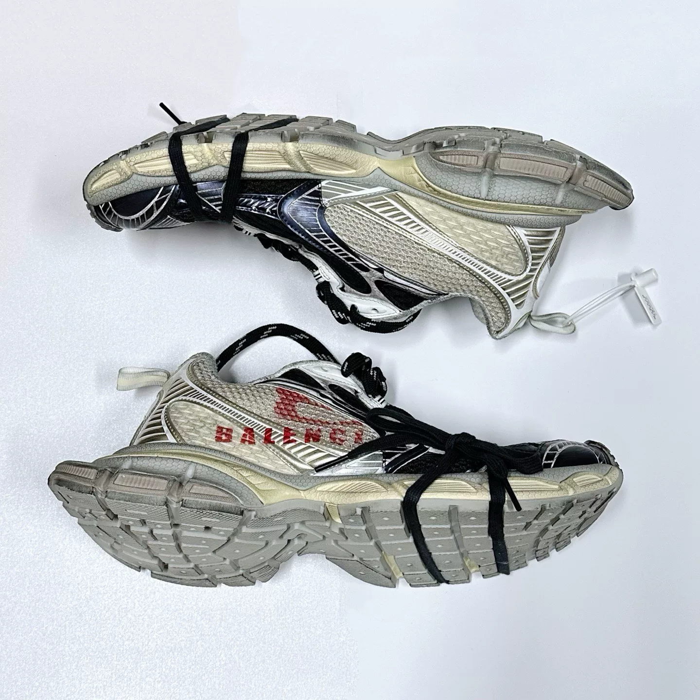 Balenciaga 3XL Split Low-Top Dad Shoes — detail