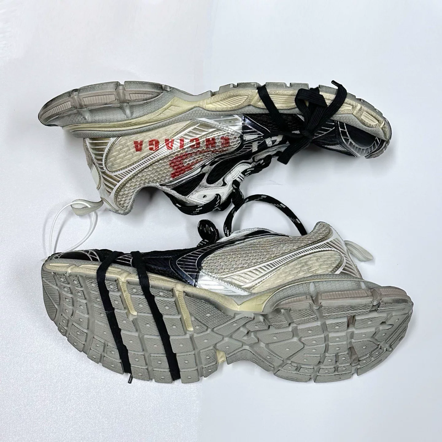 Balenciaga 3XL Split Low-Top Dad Shoes — back