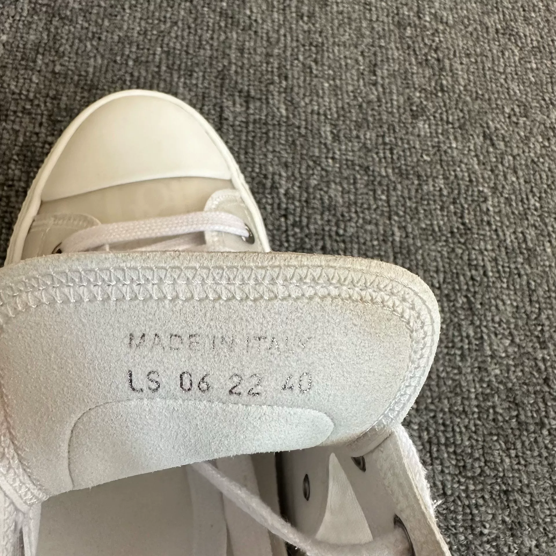 Dior B23 White Low-Top Transparent Logo Sneakers — back