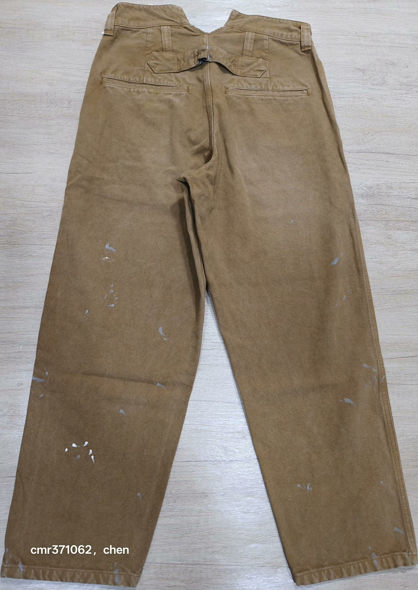 VISVIM 26SS TILLER PANTS DMGD — label