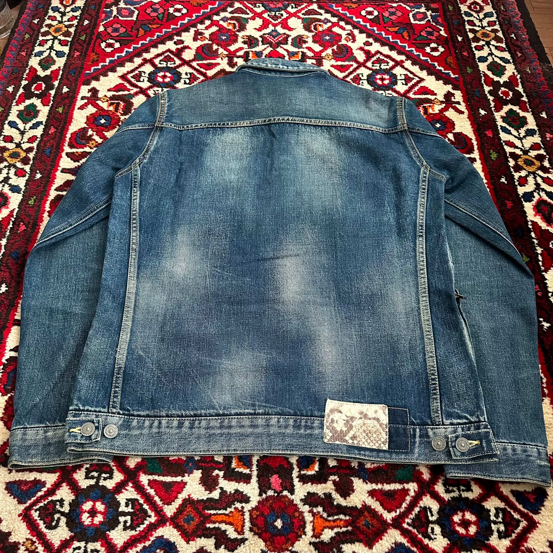 visvim 101 11AW Denim Jacket — detail