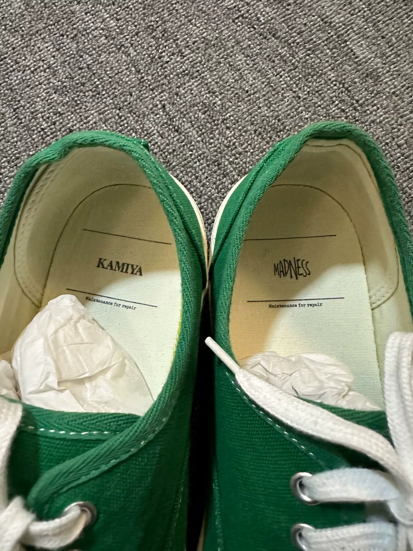 Kamiya Madness Collaborative Skate Shoes — detail