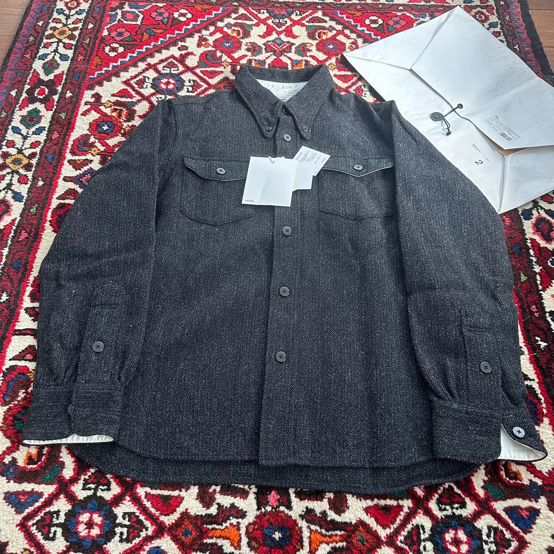 Visvim 17aw Wally Shirt Size 2 — detail