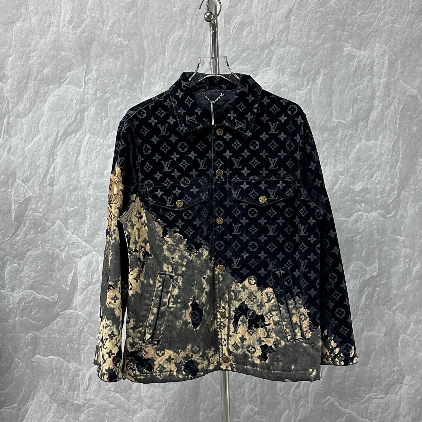 Louis Vuitton SS24 Fire Cloud Denim Jacket