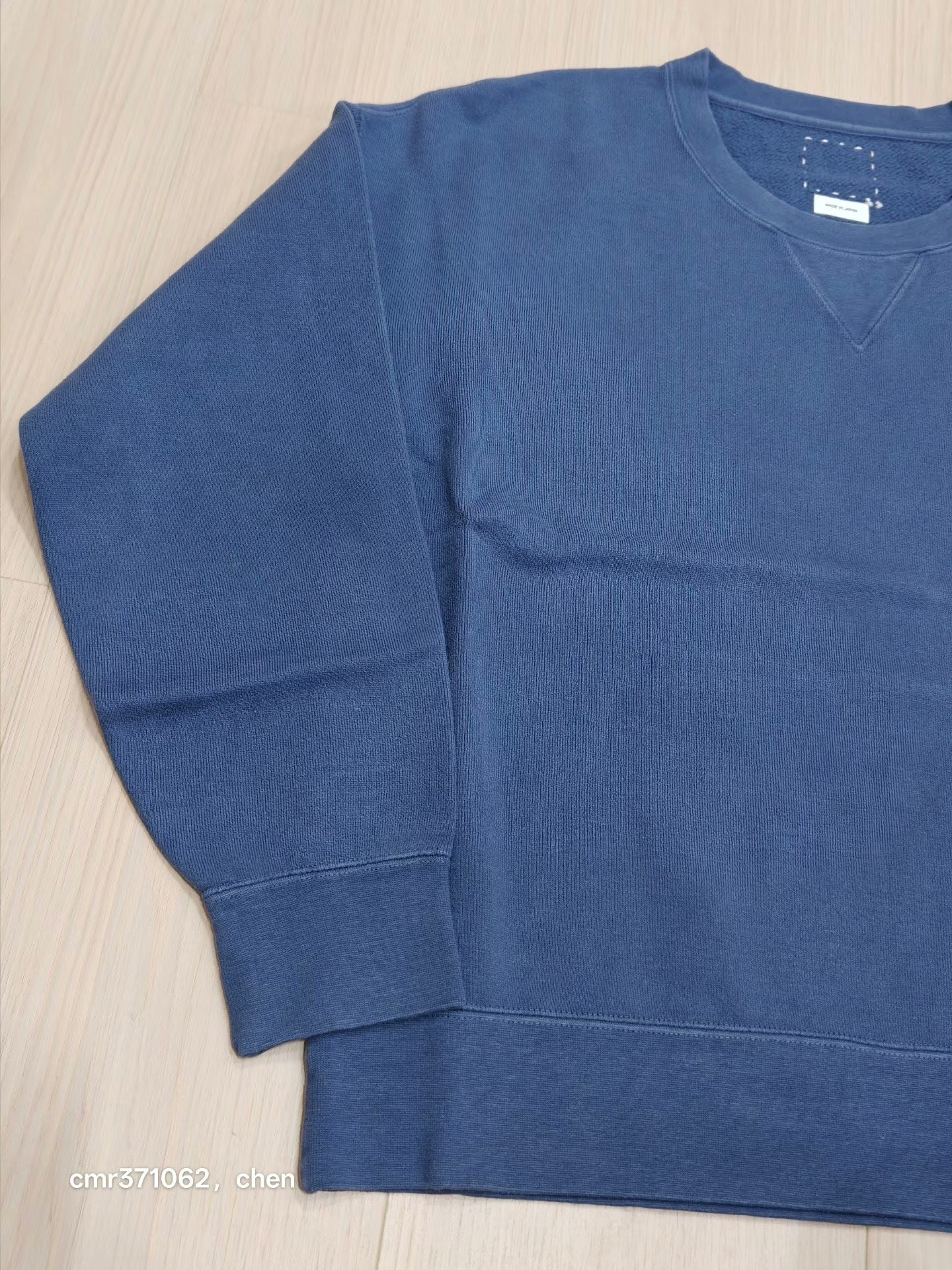 VISVIM 24SS JUMBO SB SWEAT L/S DMGD — front