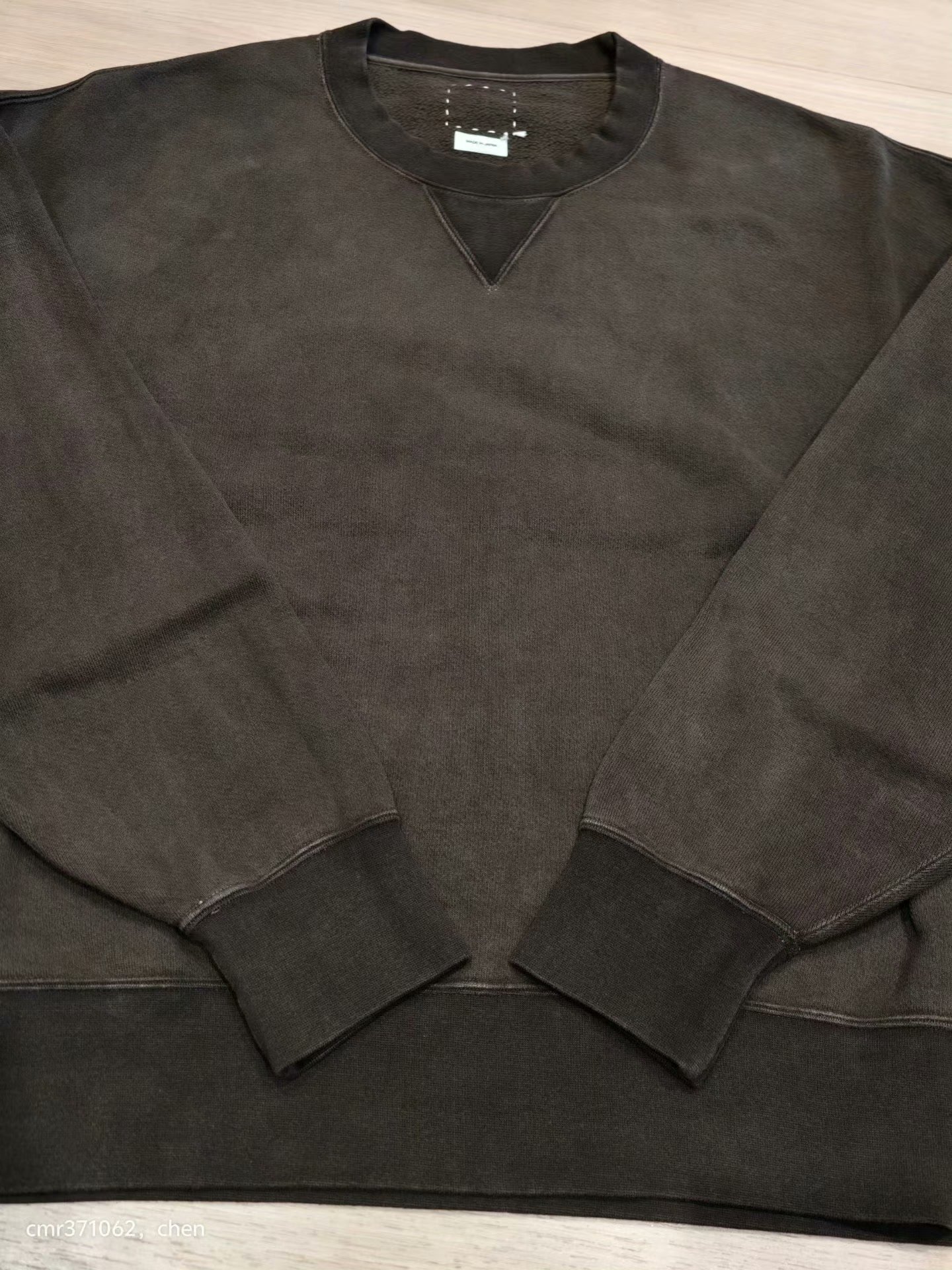 visvim 23AW Amplus SB Crew L/S (N.D.) — detail