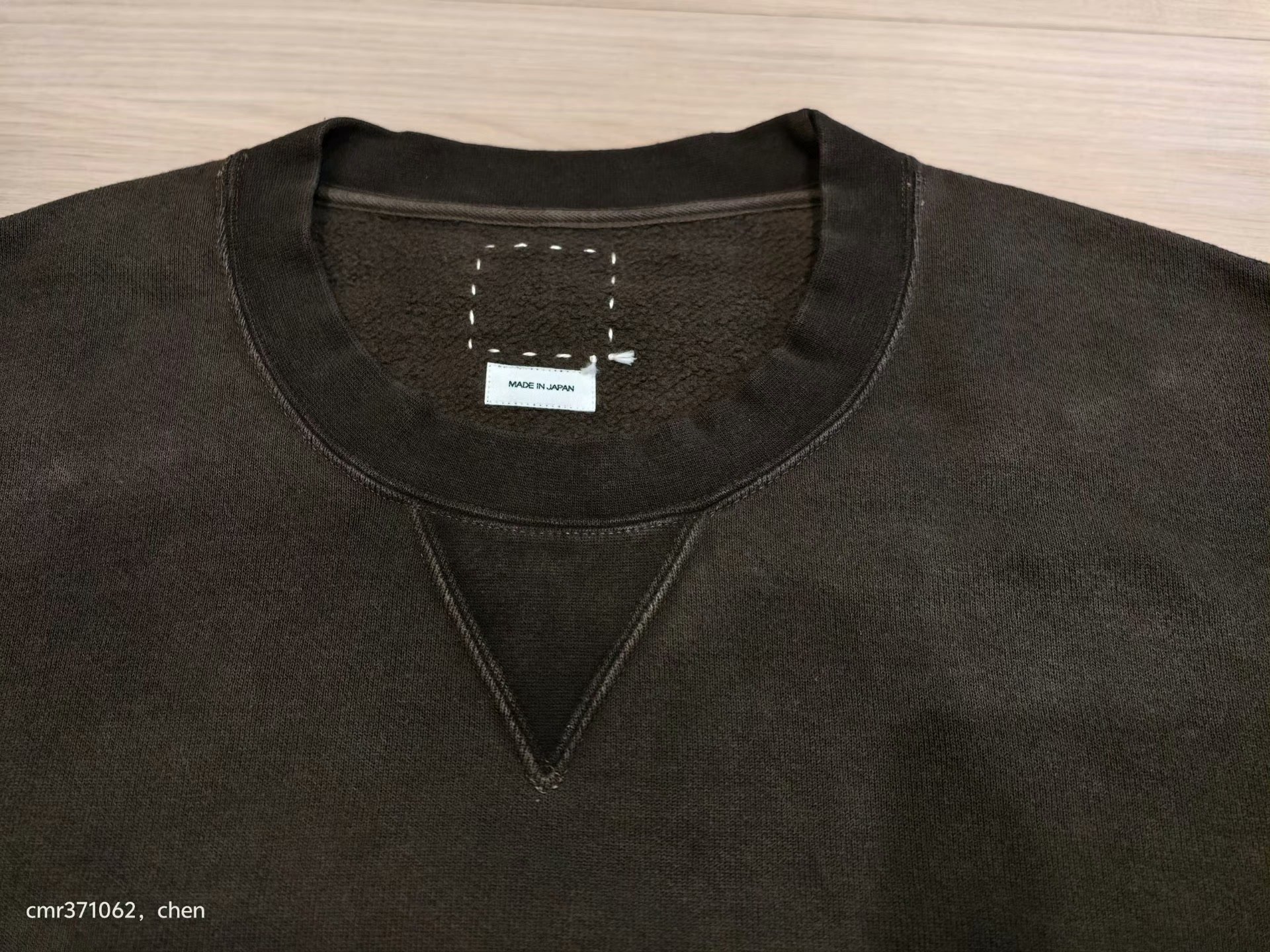 visvim 23AW Amplus SB Crew L/S (N.D.) — front