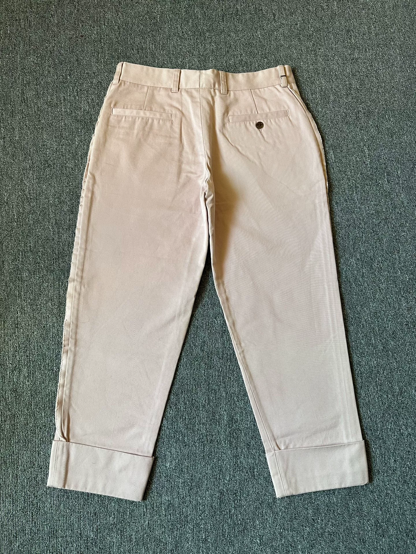 Dior 19ss Light Pink Cuffed Casual Pants — back
