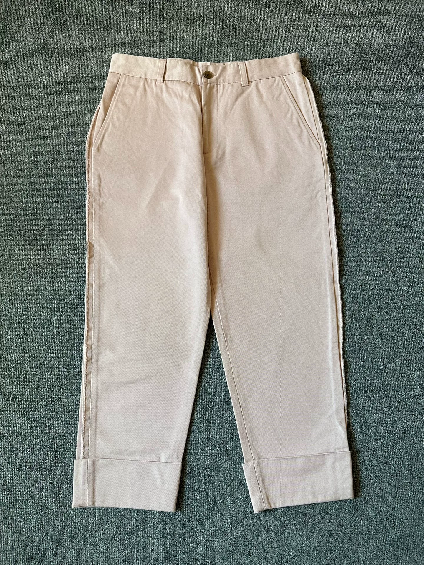 Dior 19ss Light Pink Cuffed Casual Pants