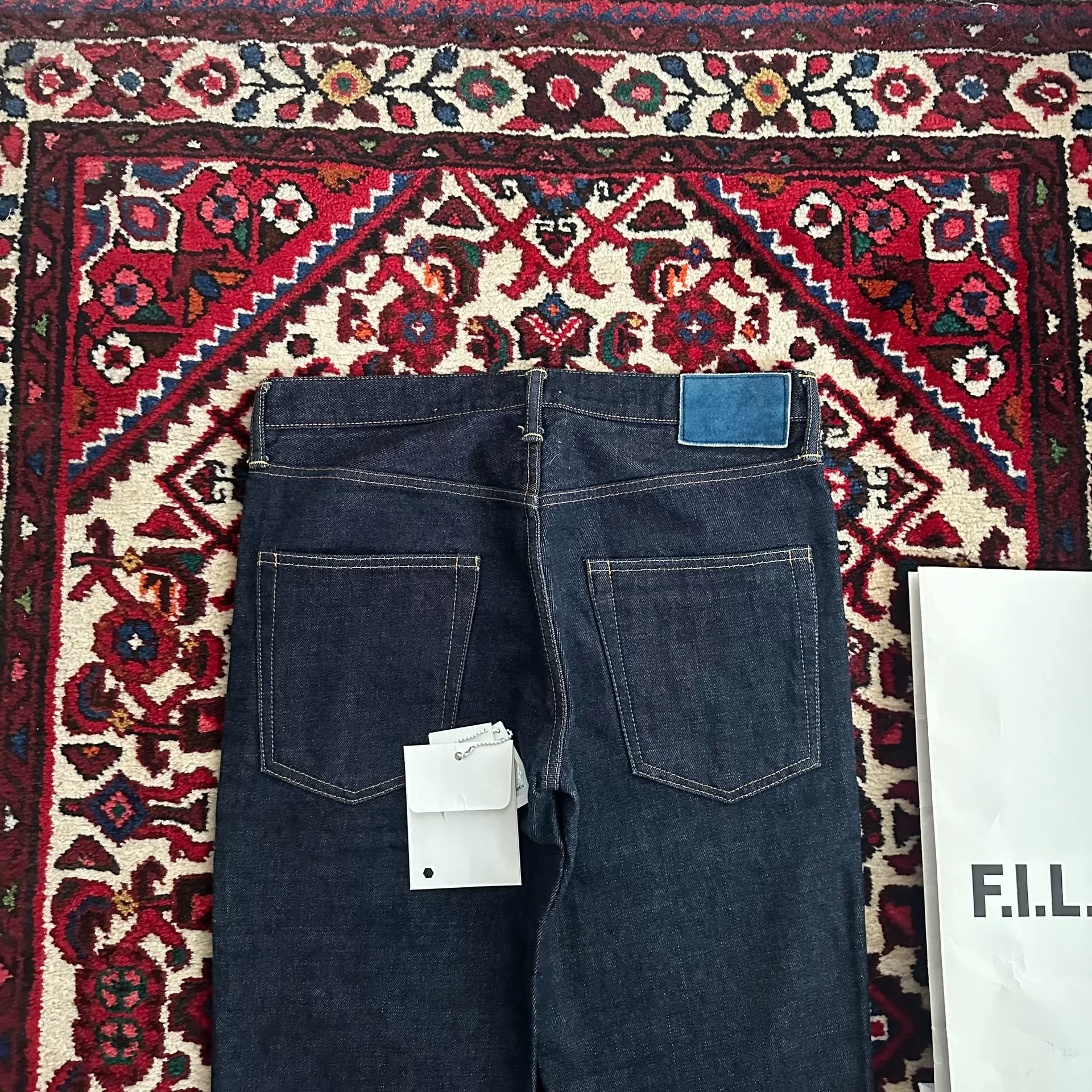 visvim 12aw 03r Raw Denim Jeans — label