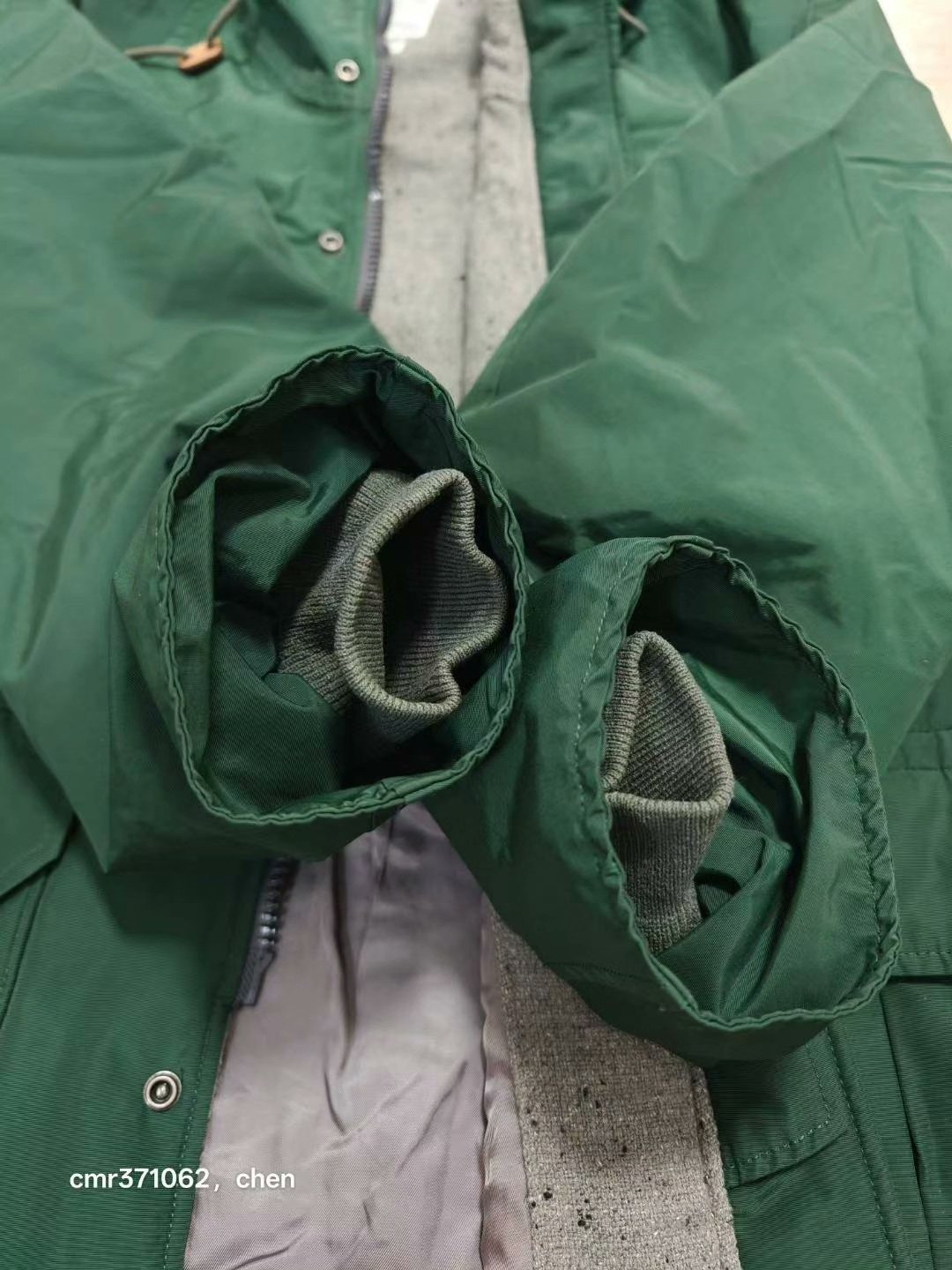 visvim 19AW Oak Parka — label