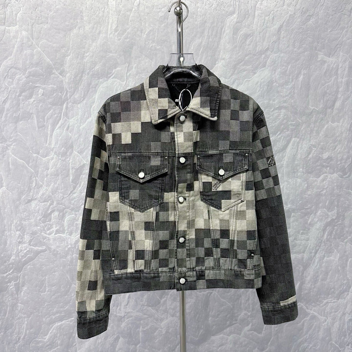 Louis Vuitton SS25 Checkerboard Denim Jacket