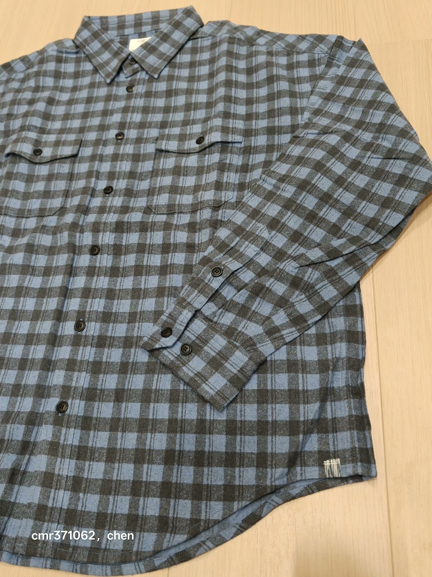 visvim 22AW Pioneer Khadi Check — detail