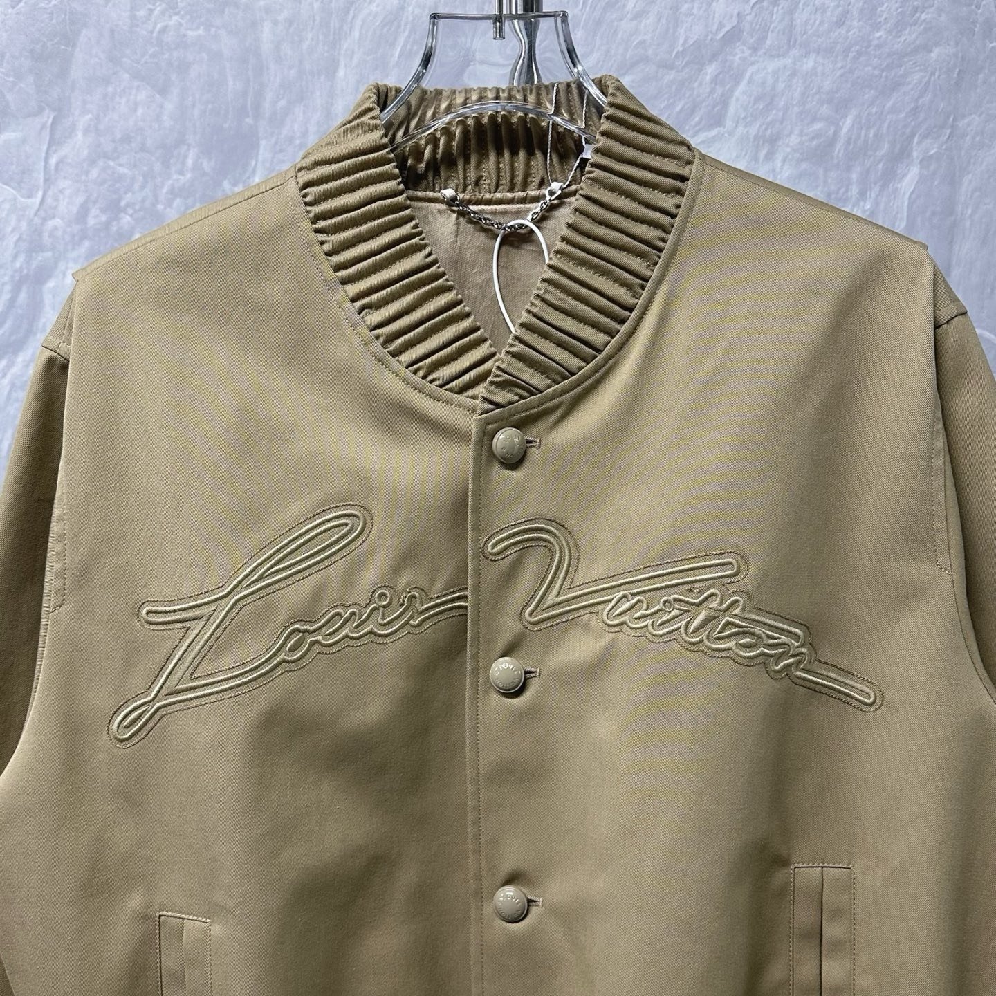 Louis Vuitton FW24 Embroidered Baseball Jacket — front