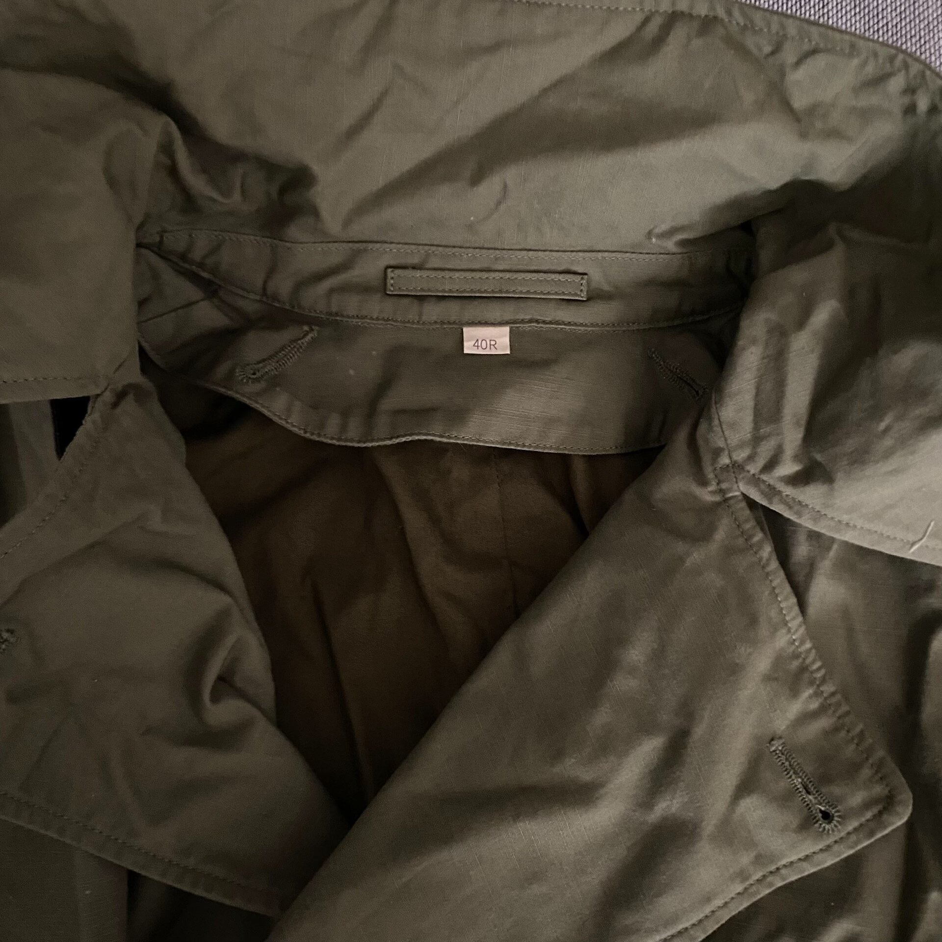 The Real Mccoys Mj20010 Trench Coat — detail