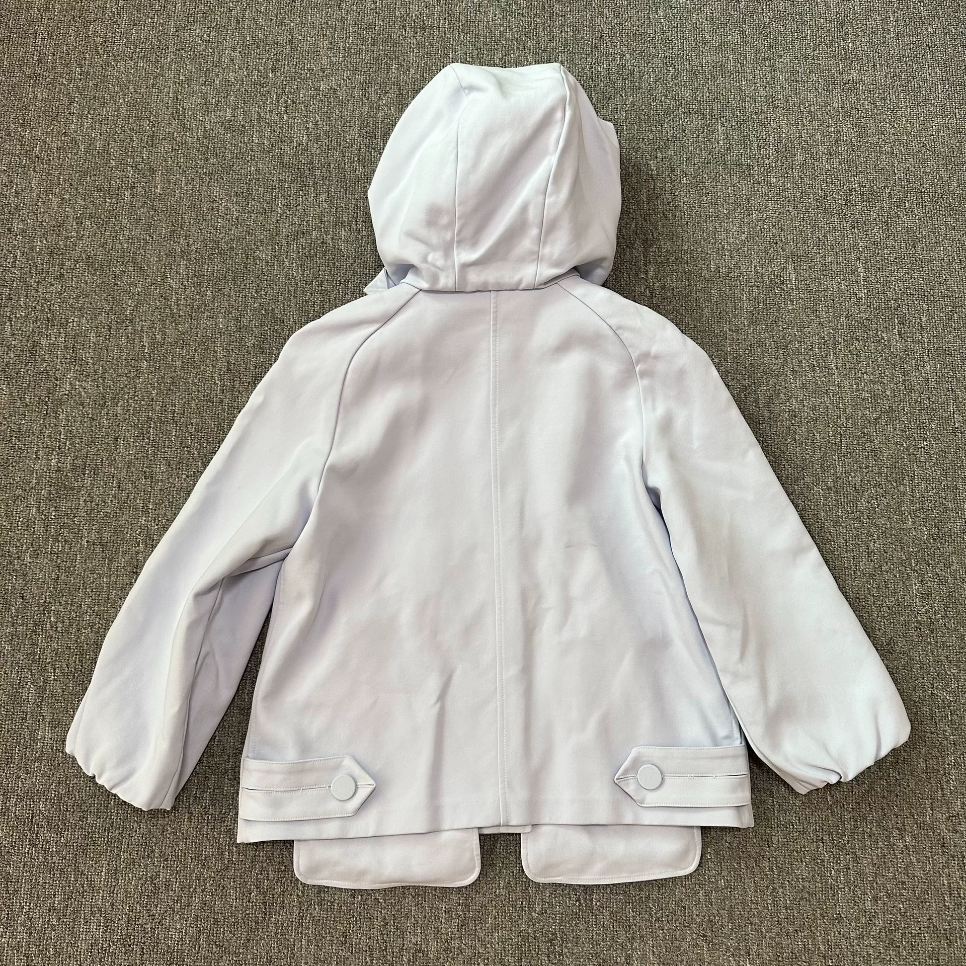 Dior White Hooded Jacket with Patches — label