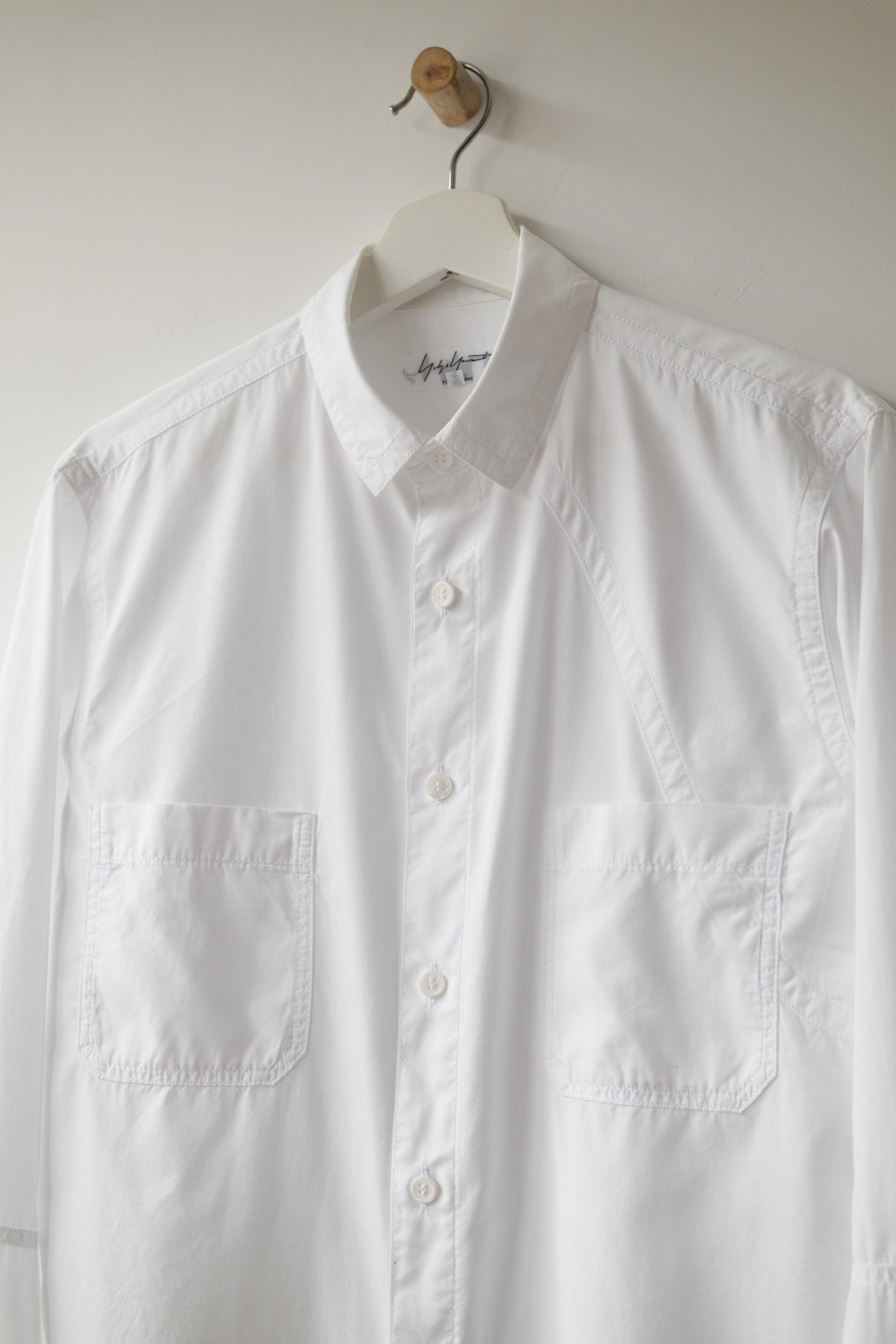 Yohji Yamamoto Pour Homme 19SS Military Shirt — detail