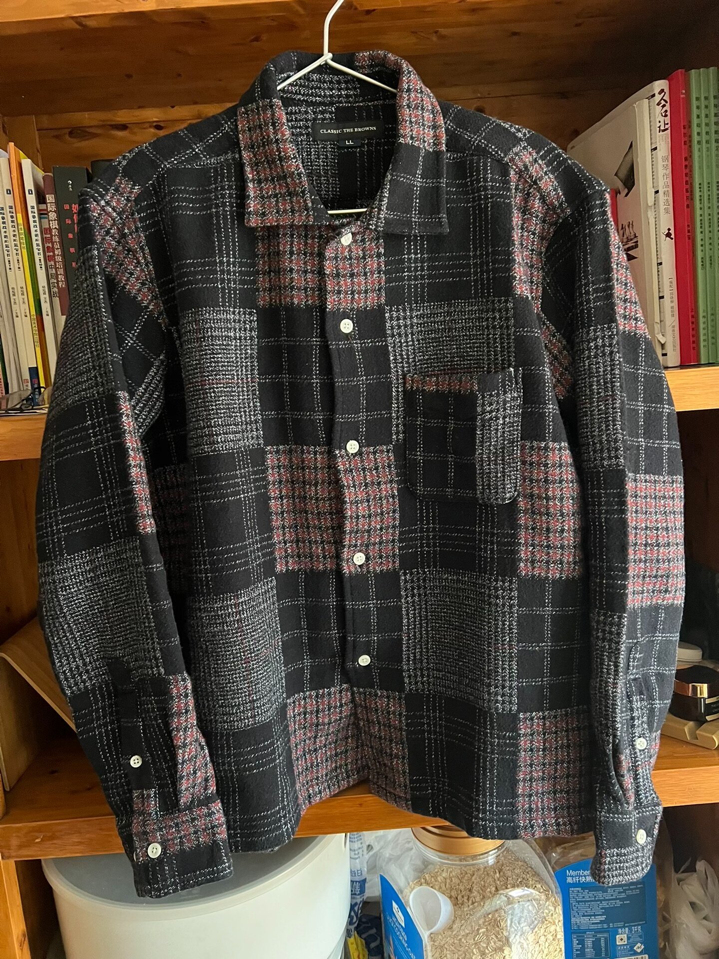 The Browns Plaid Shirt Jacket — front