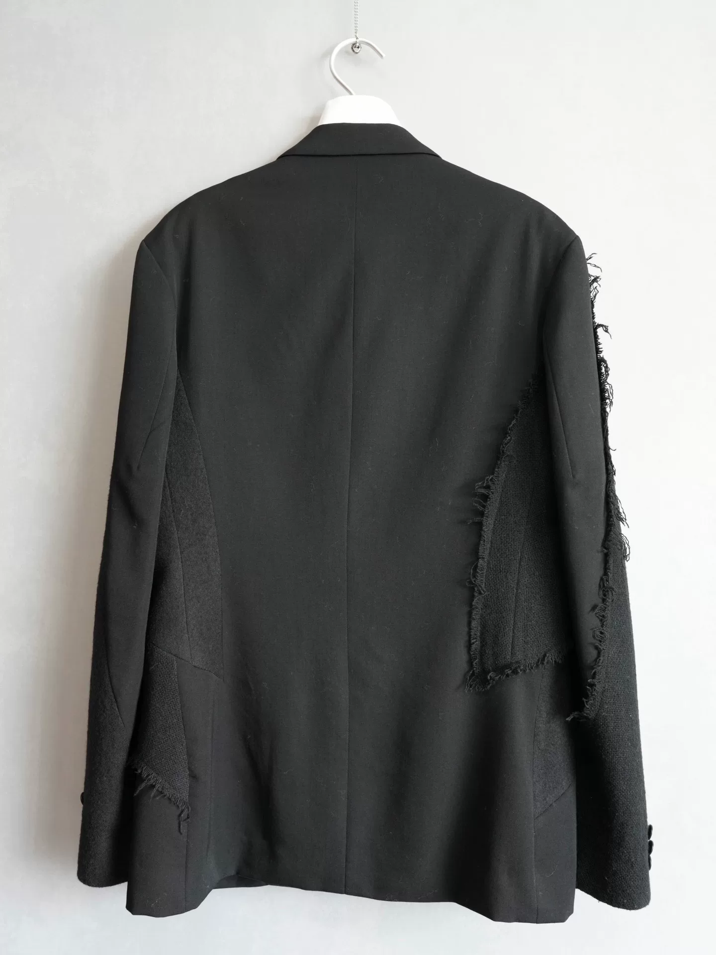 Yohji Yamamoto 15AW Knit Panel Jacket — label
