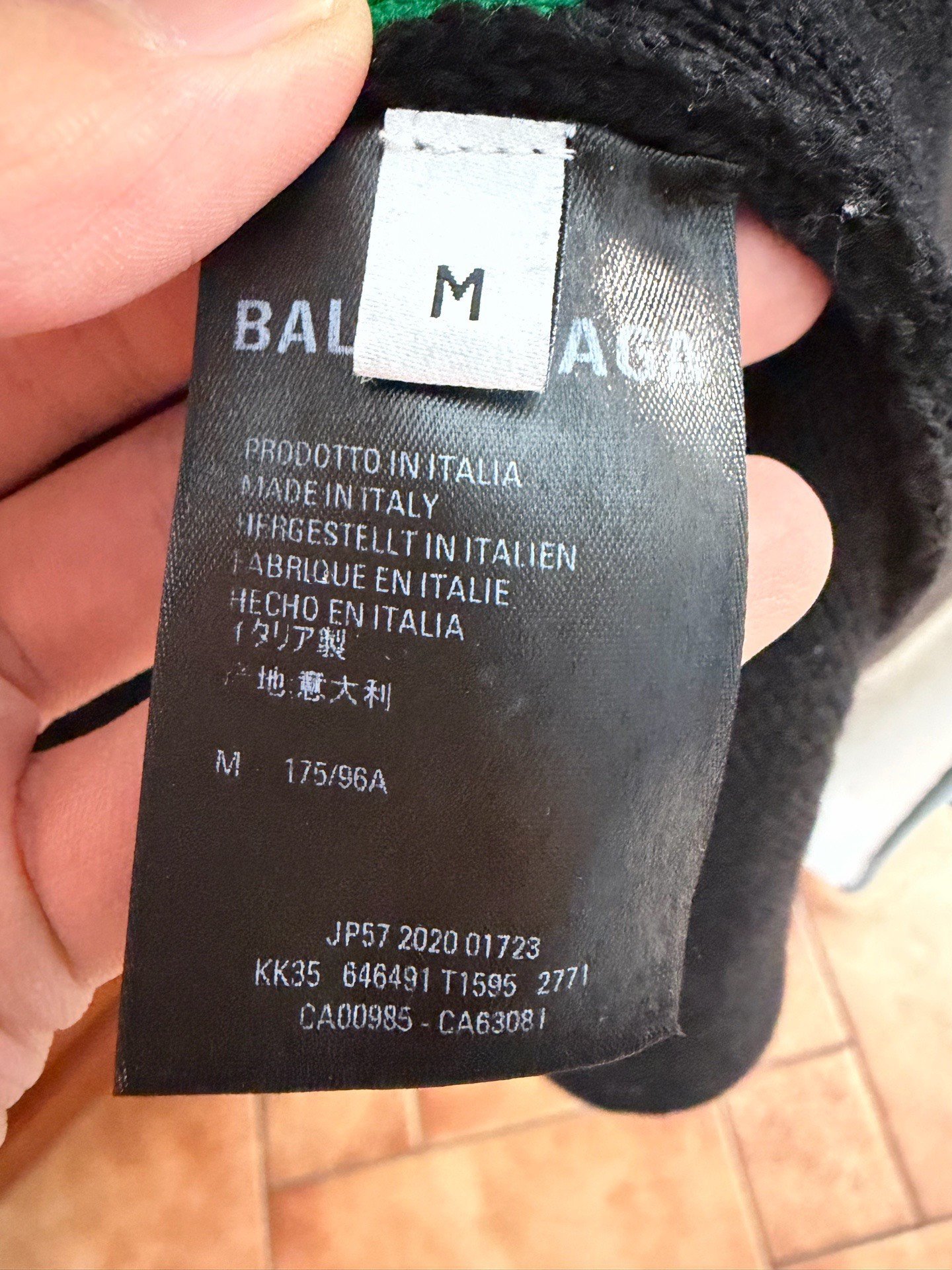 Balenciaga Seven Languages Sweater — back