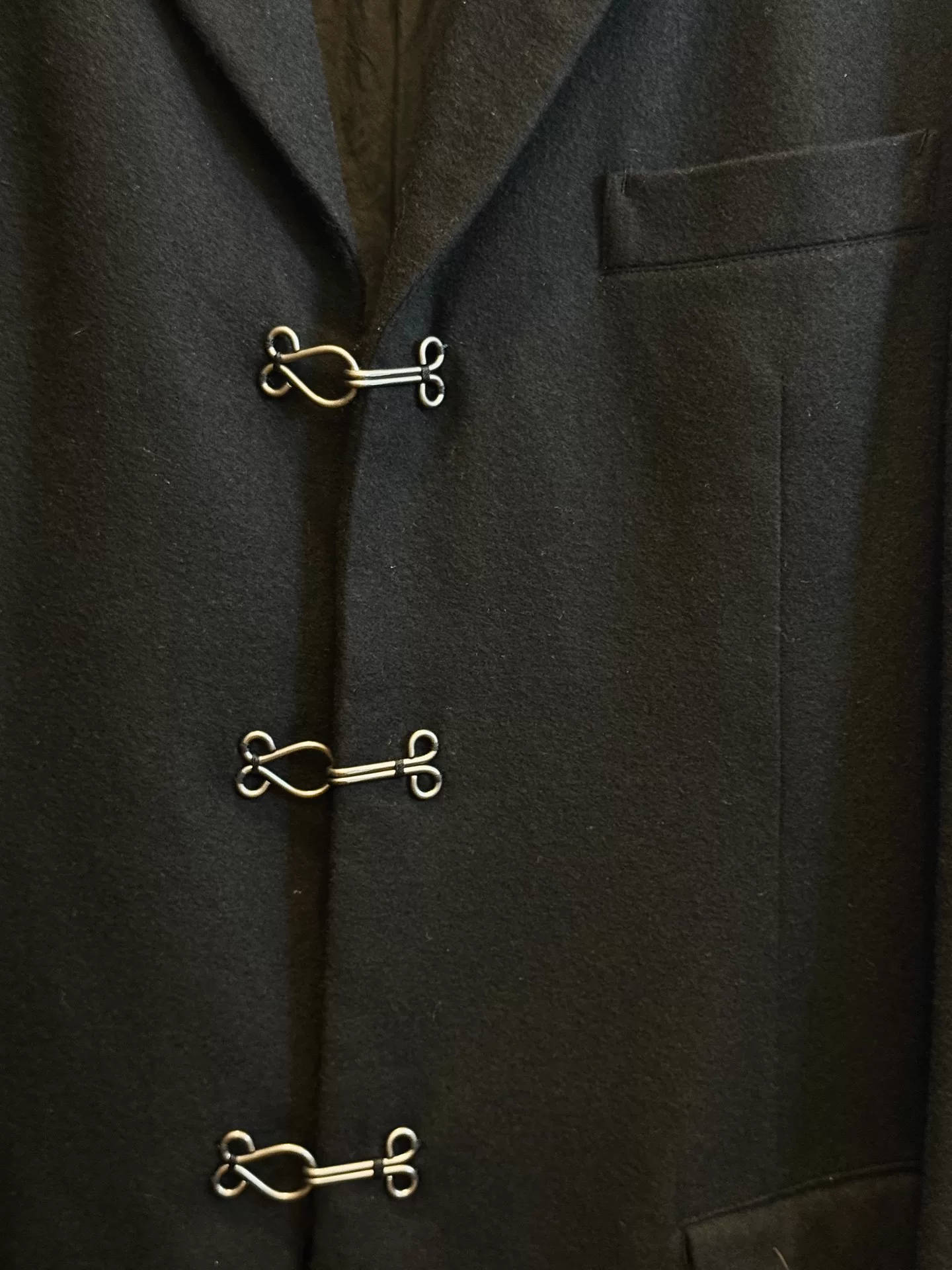 Yohji Yamamoto 99aw Metal Buckle Suit — front