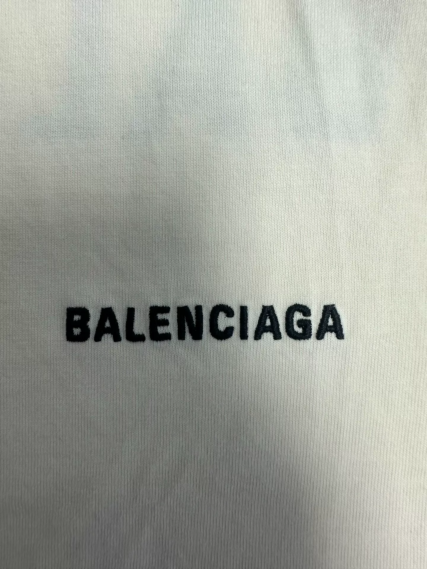 Balenciaga Beige Crew Neck Short-Sleeve T-Shirt — detail