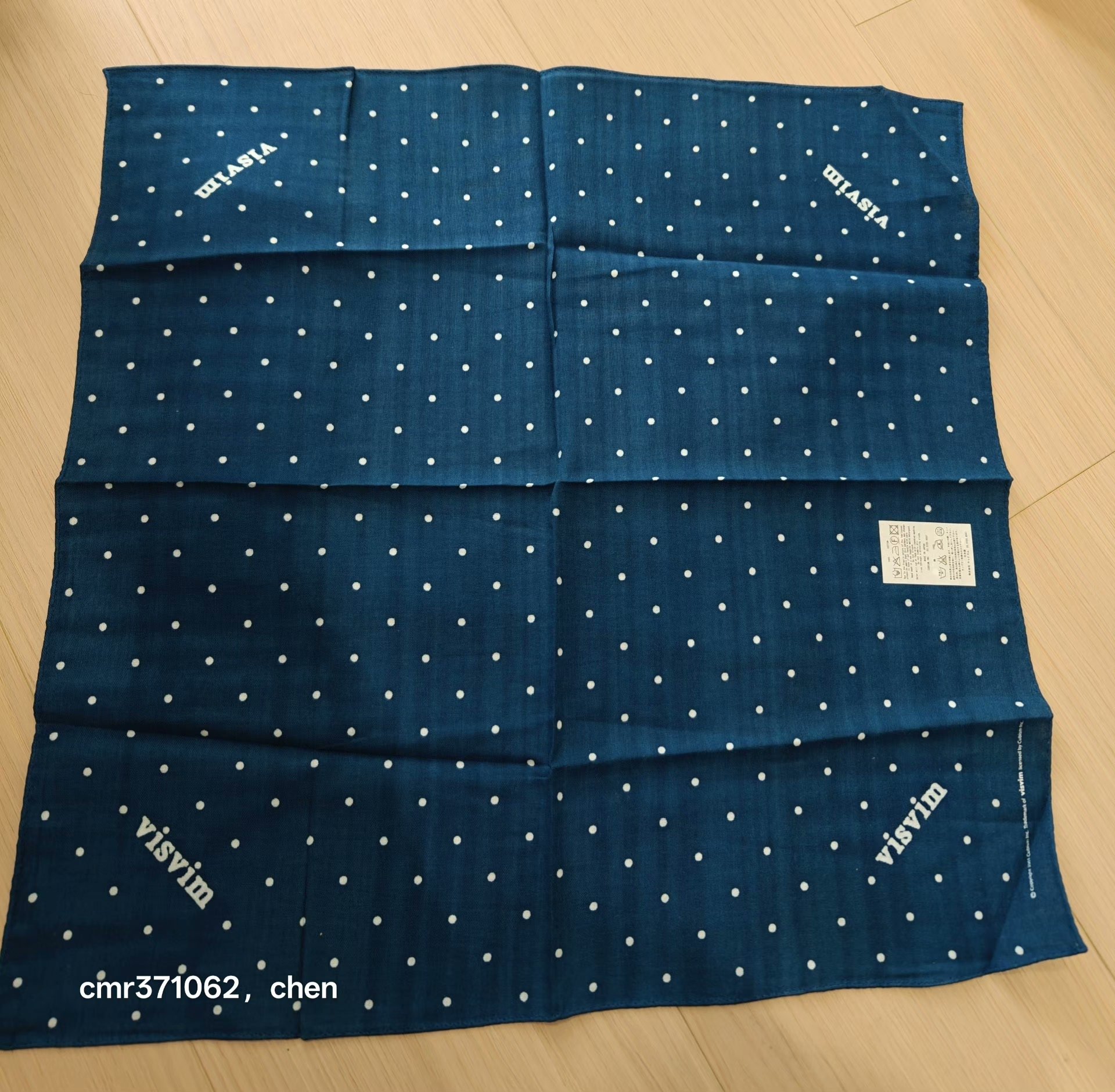 visvim Bandana Dots Scarf — detail