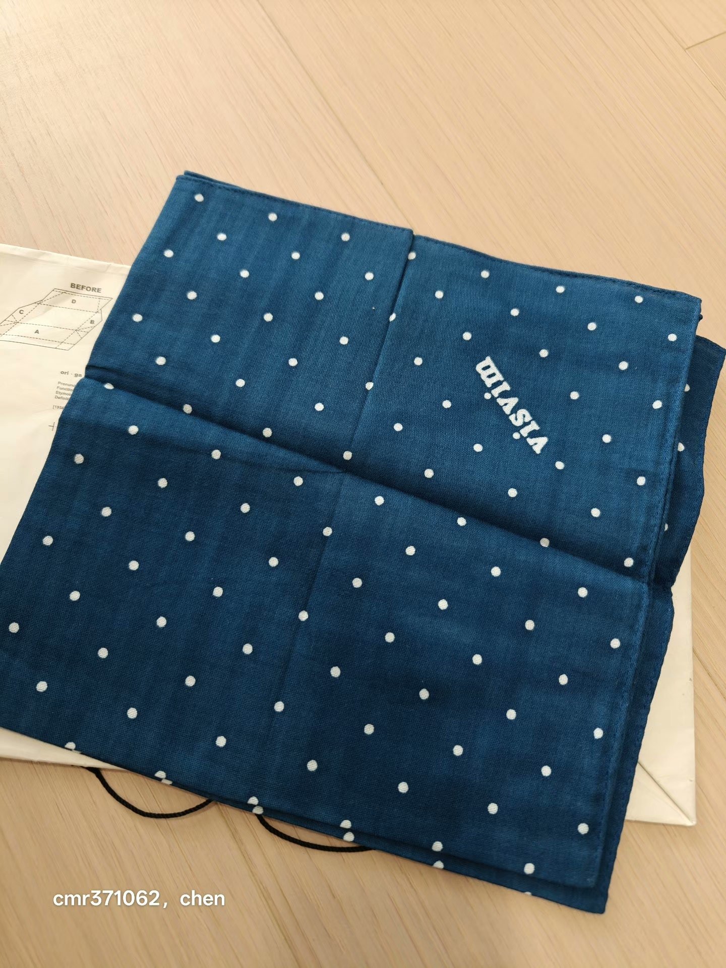 visvim Bandana Dots Scarf — front