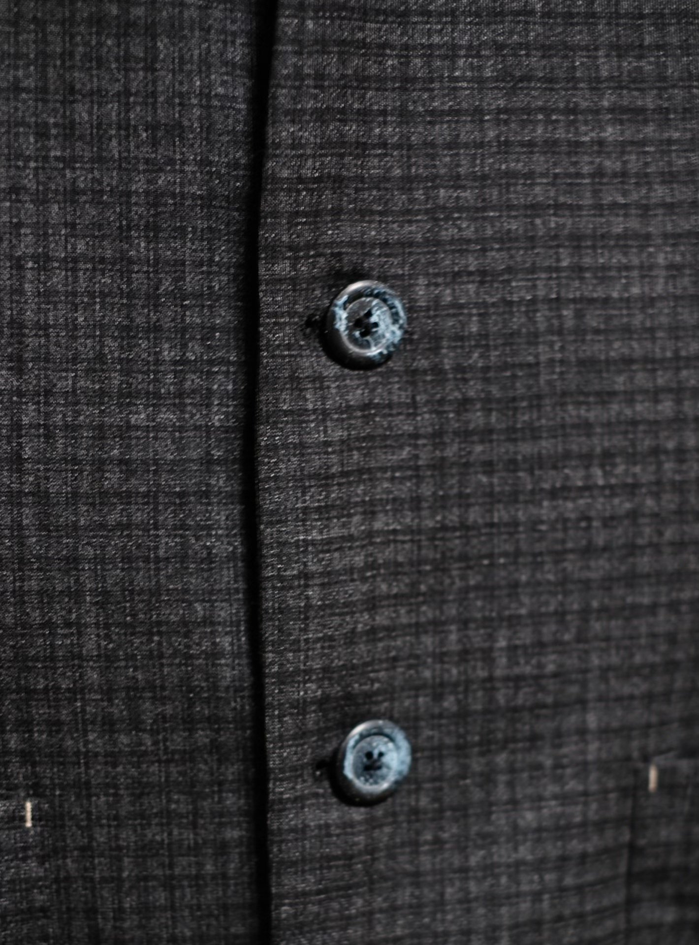 Loro Piana Gray-Black Check Suit Jacket — front
