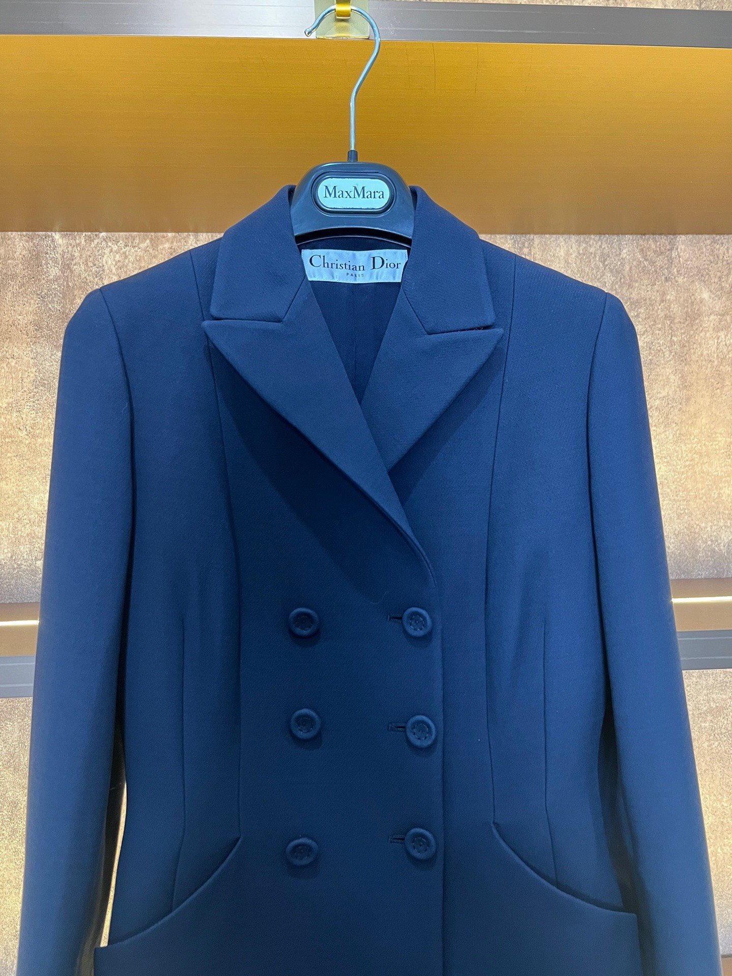 Dior Double-Breasted Blazer — detail