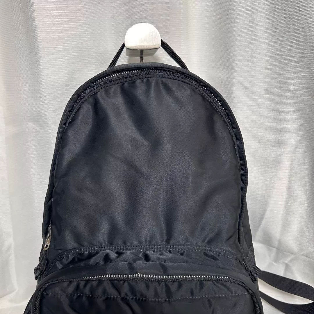 Porter Tanker Black Backpack — front