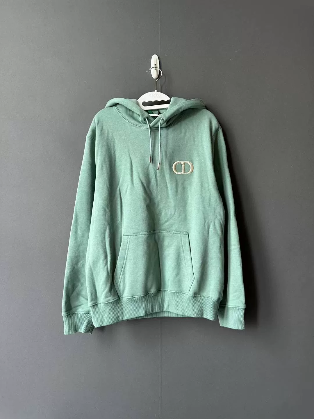 Dior Mint Green CD Embroidered Hoodie