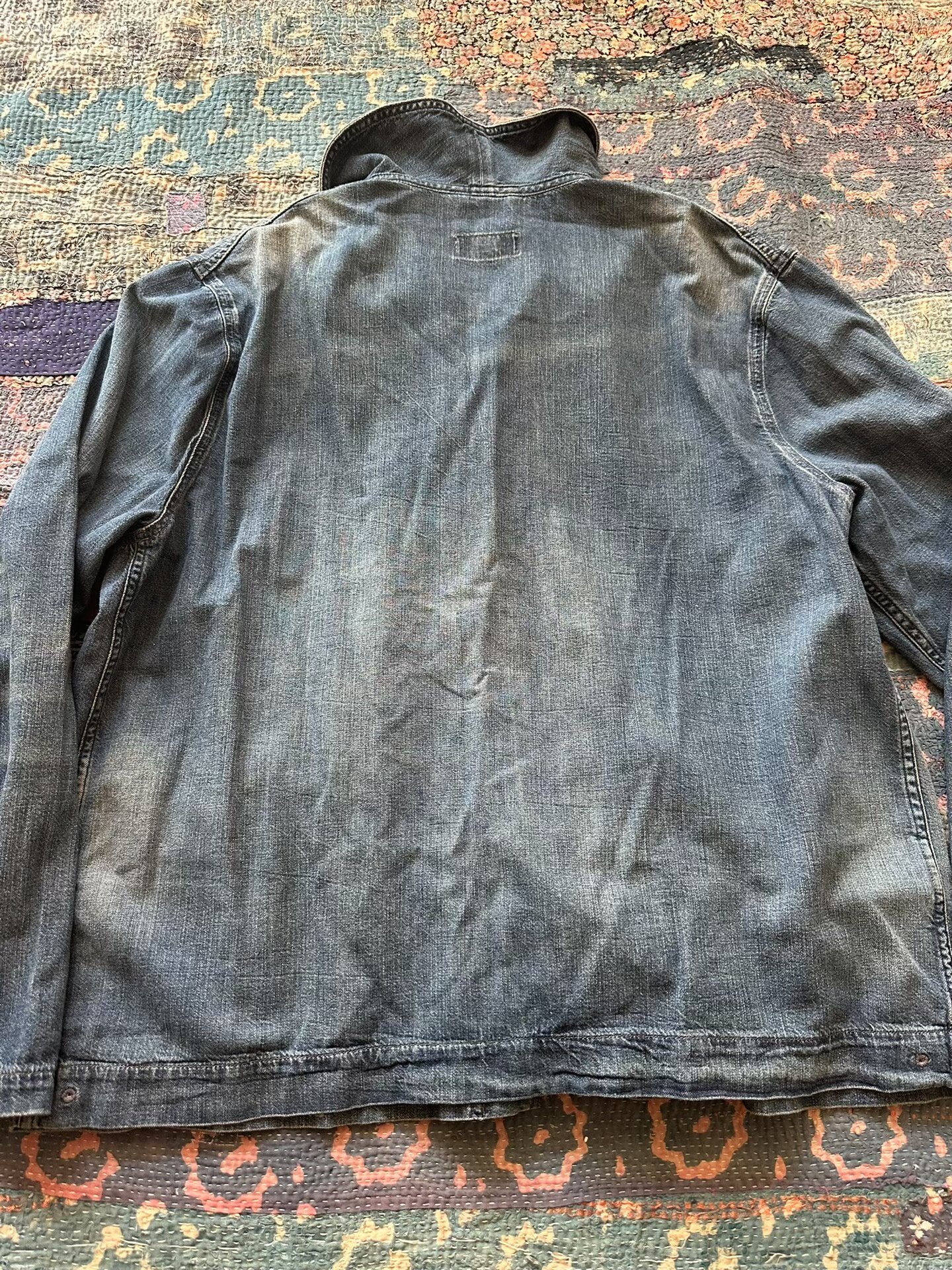 Polo Ralph Lauren RRL Distressed Denim Jacket — label
