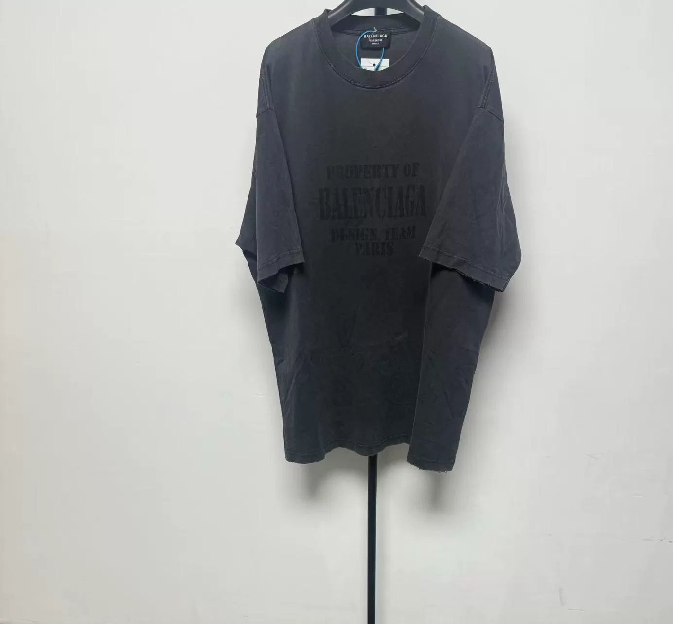 Balenciaga Loose Round Neck Printed T-shirt
