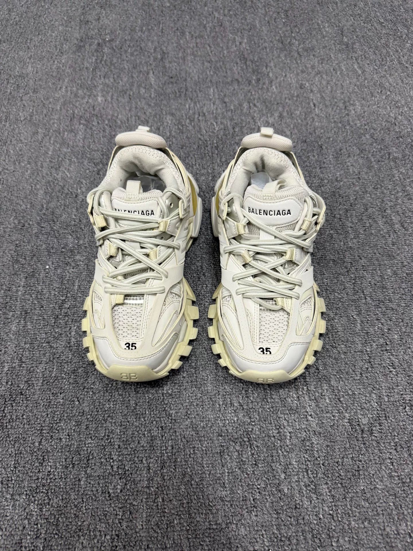 Balenciaga Track White Dad Shoes — front