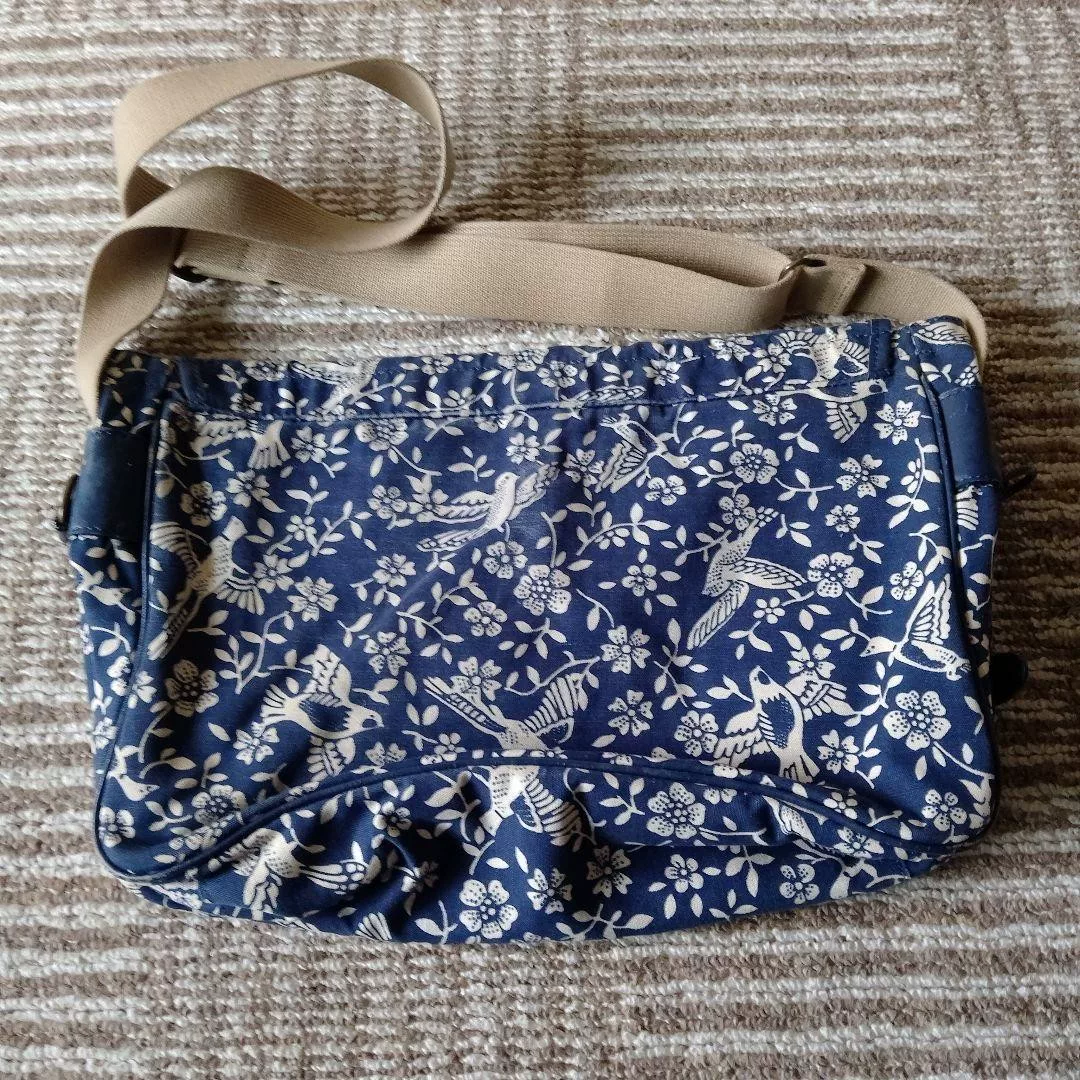 PORTER BEAMSBOY Blue Messenger Bag — detail