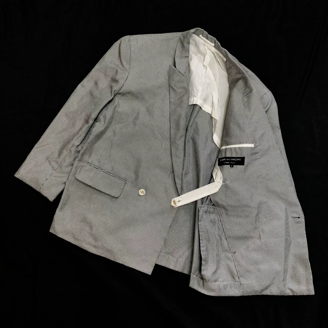 Comme des Garçons 1986 SS Homme Plus Tweed Jacket — detail