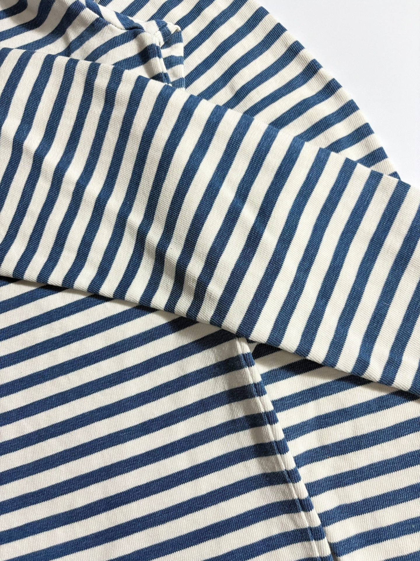 Visvim Border Long Indigo Stripe Longsleeve — back