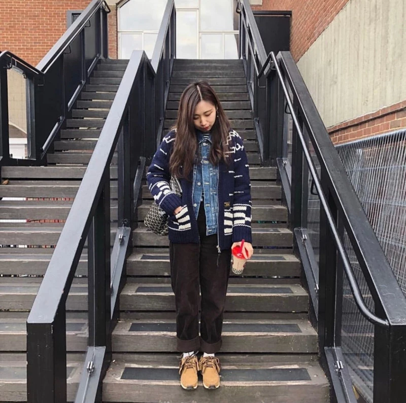 WTAPS Cowichan Wool Sweater 14AW — back