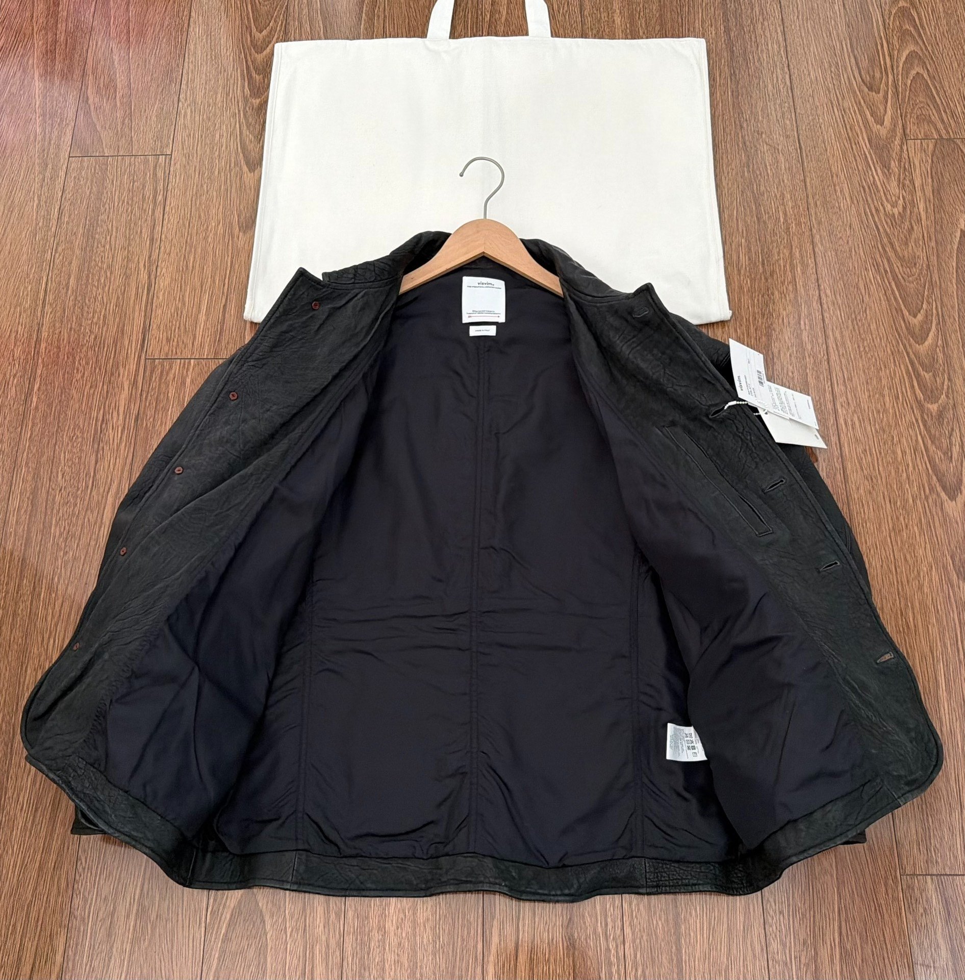 VISVIM 26SS ETON JKT Horsehide — detail