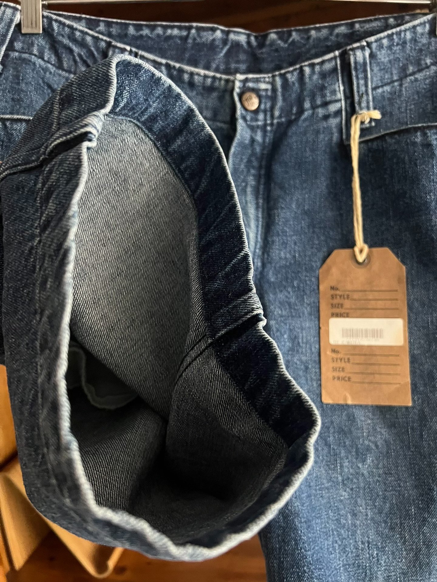 Japanese Limited 14oz Relaxed Denim Shorts — back