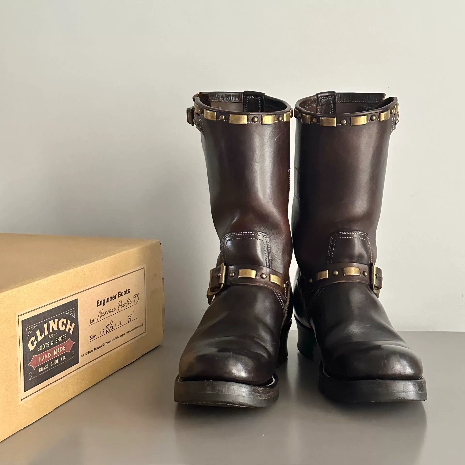 Clinch x BSW Horsehide Engineer Boots