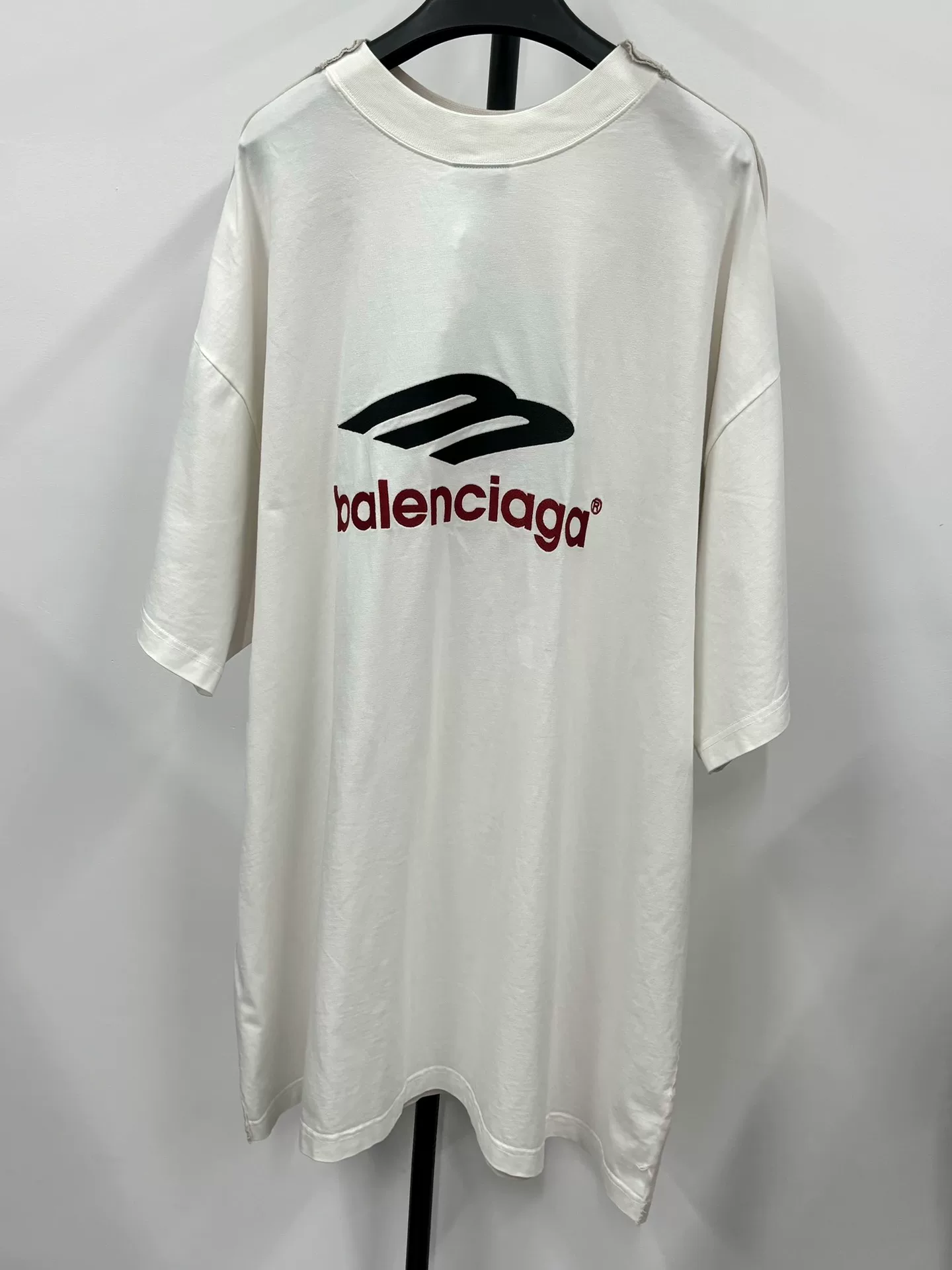 Balenciaga 3B Logo Oversized Short-Sleeve Tee