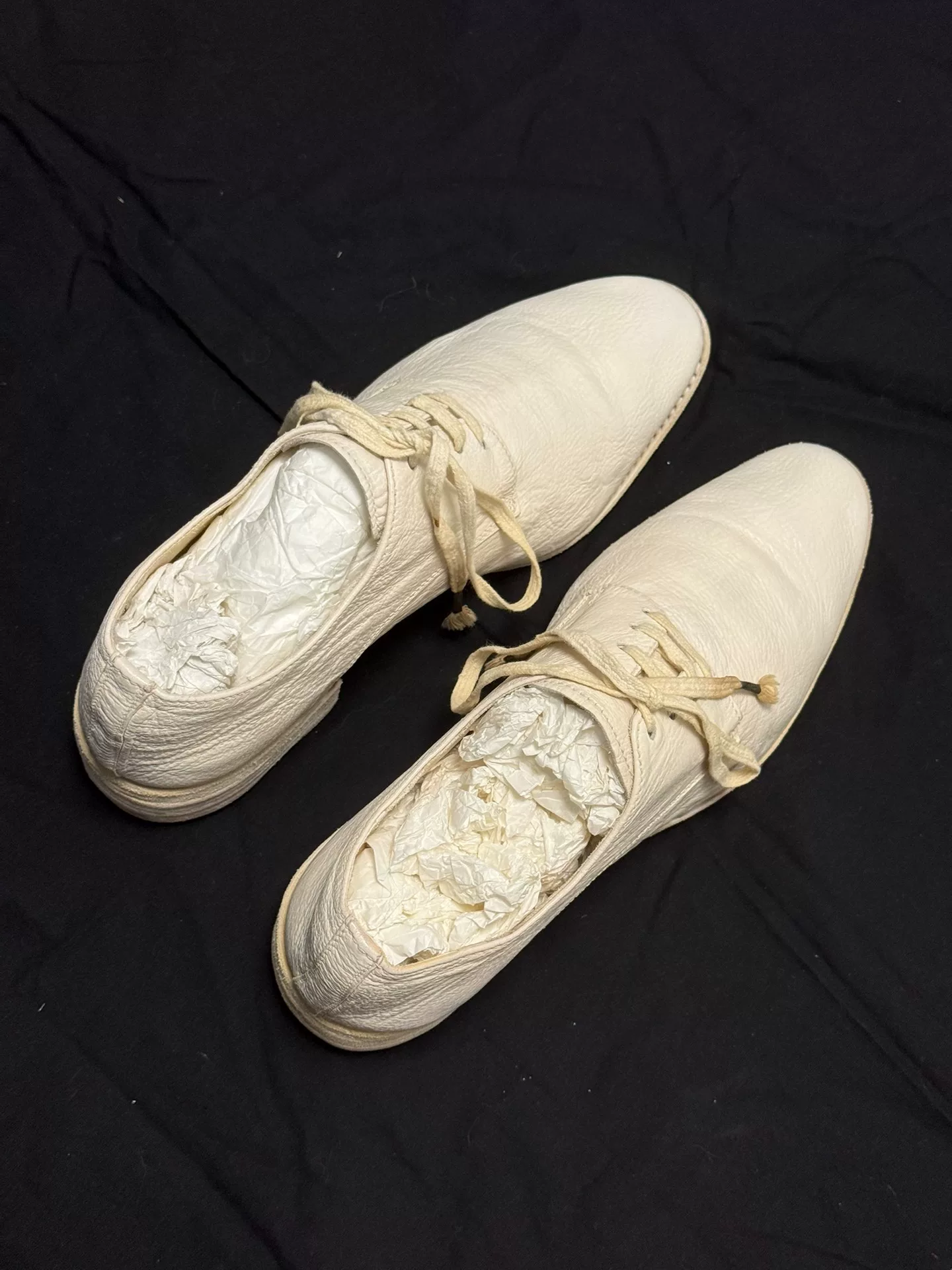 Carol Christian Poell White Leather Shoes — front