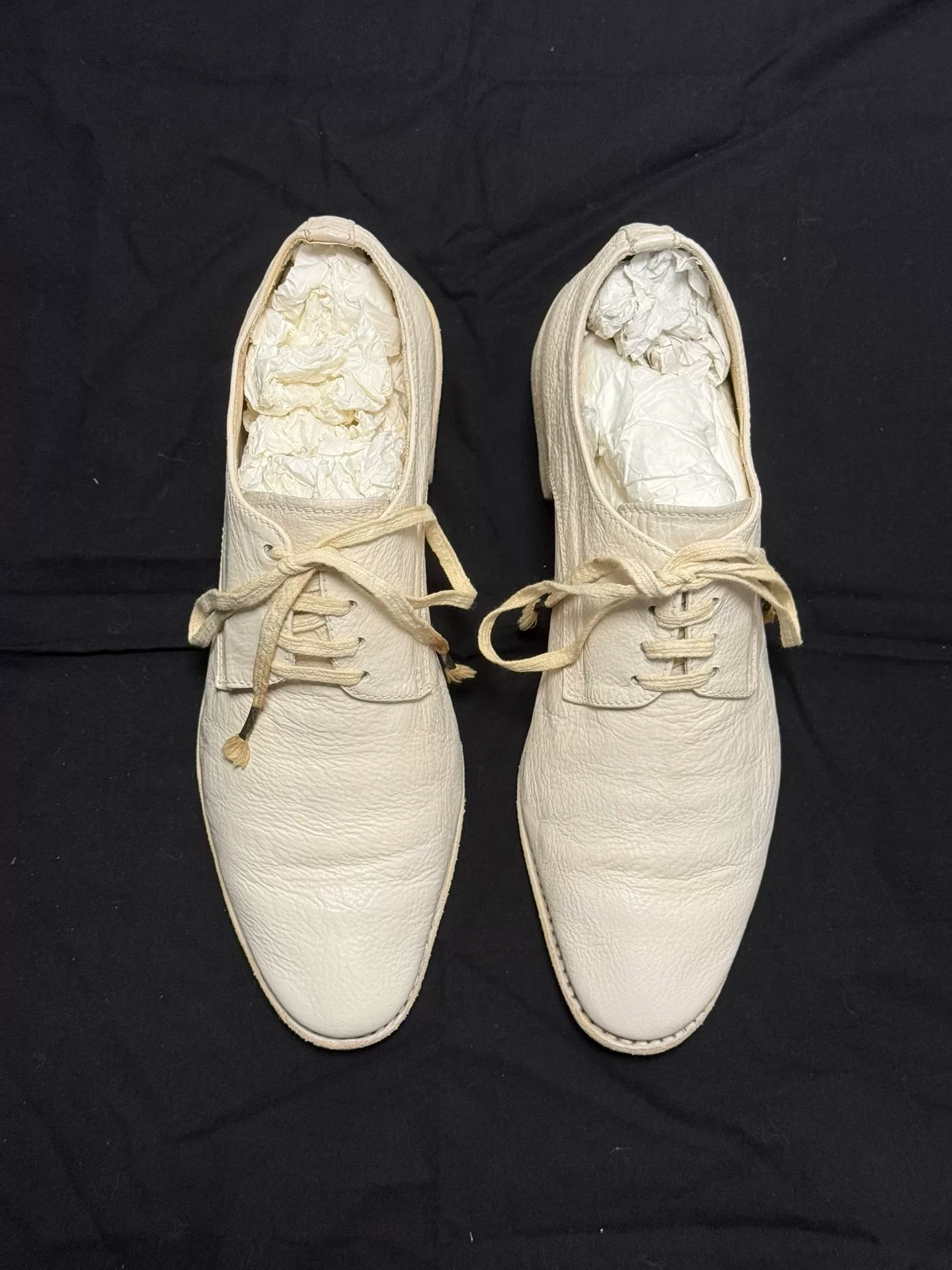 Carol Christian Poell White Leather Shoes